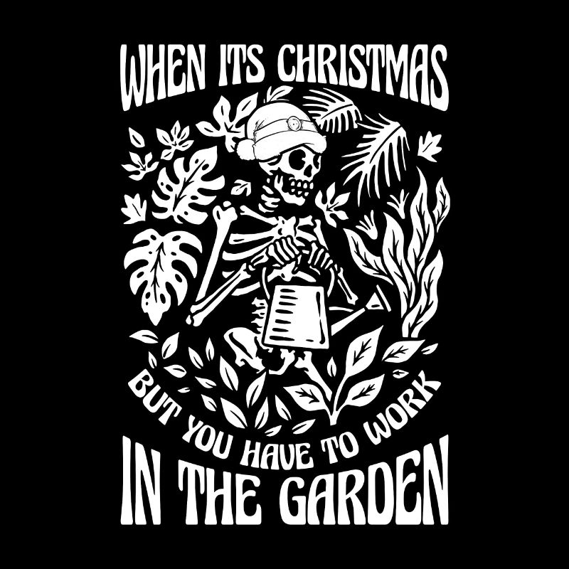 Hobby Gardener Garden Skeleton Garden Noël