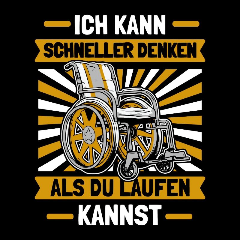 Rollstuhl Rollstuhlfahrer Witzig