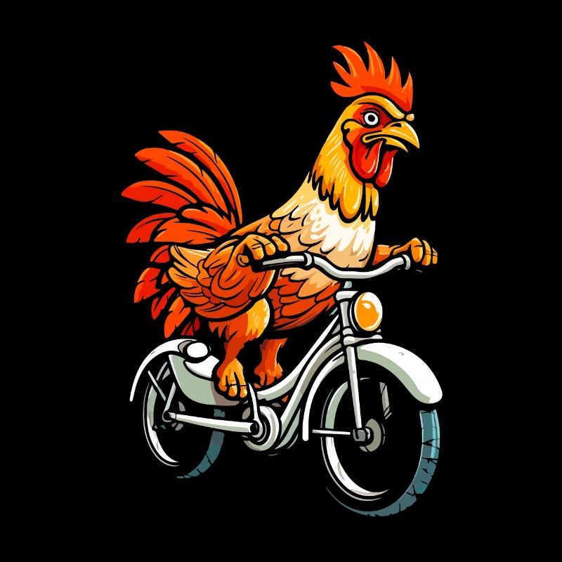 Poule de poulet mignonne