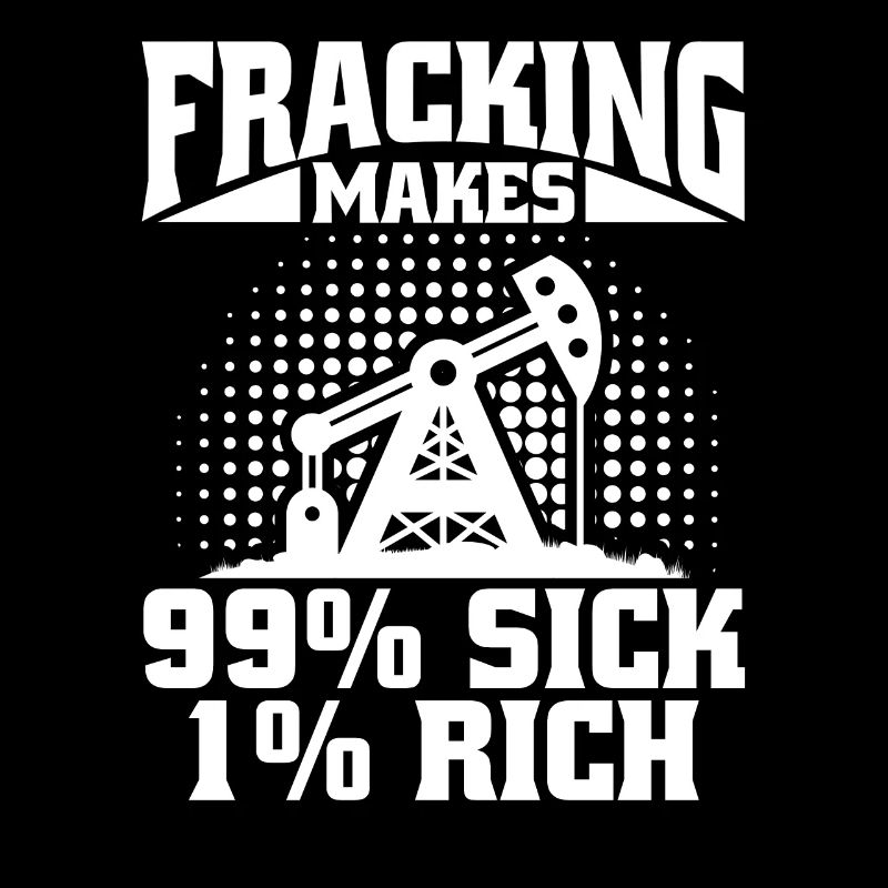 Ölfeld Bohrinsel Fracking