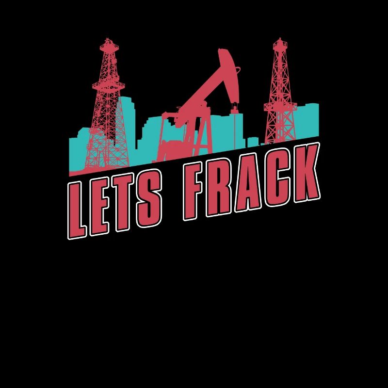 Ölfeld Bohrinsel Humor Fracking