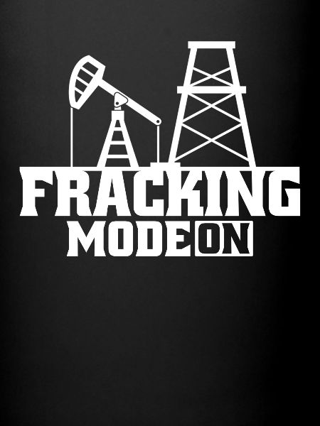 Ölfeld Bohrinsel Fracking