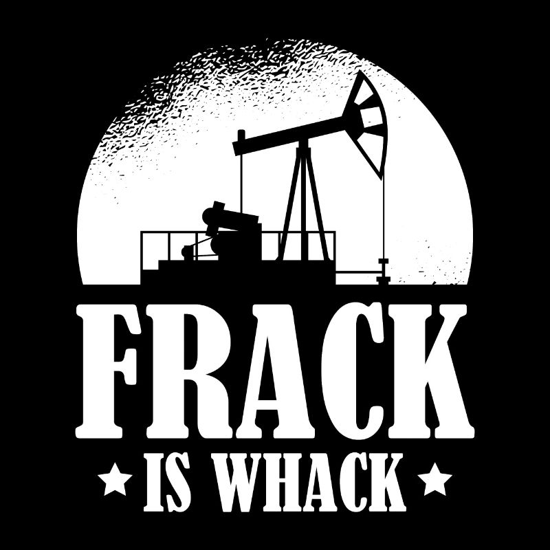 Plate-forme pétrolière de champ pétrolifère Funny Fracking