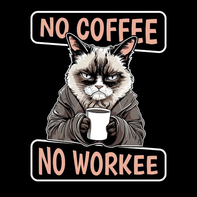 Café Café Chat Pas De Café Non Workee