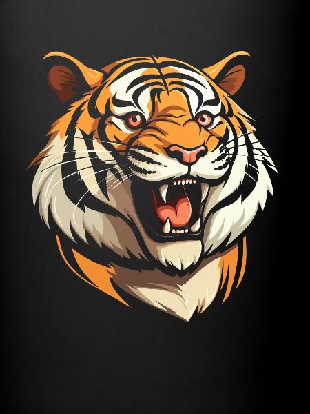 Tigre souriant
