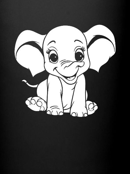 Éléphant souriant
