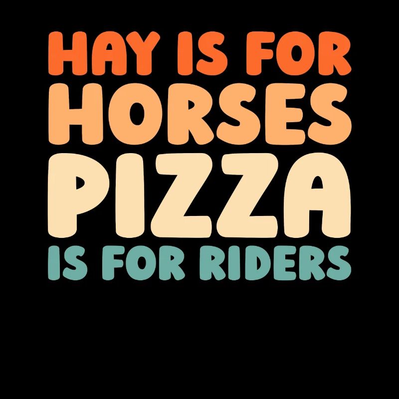 Horse Equestrian Pizza