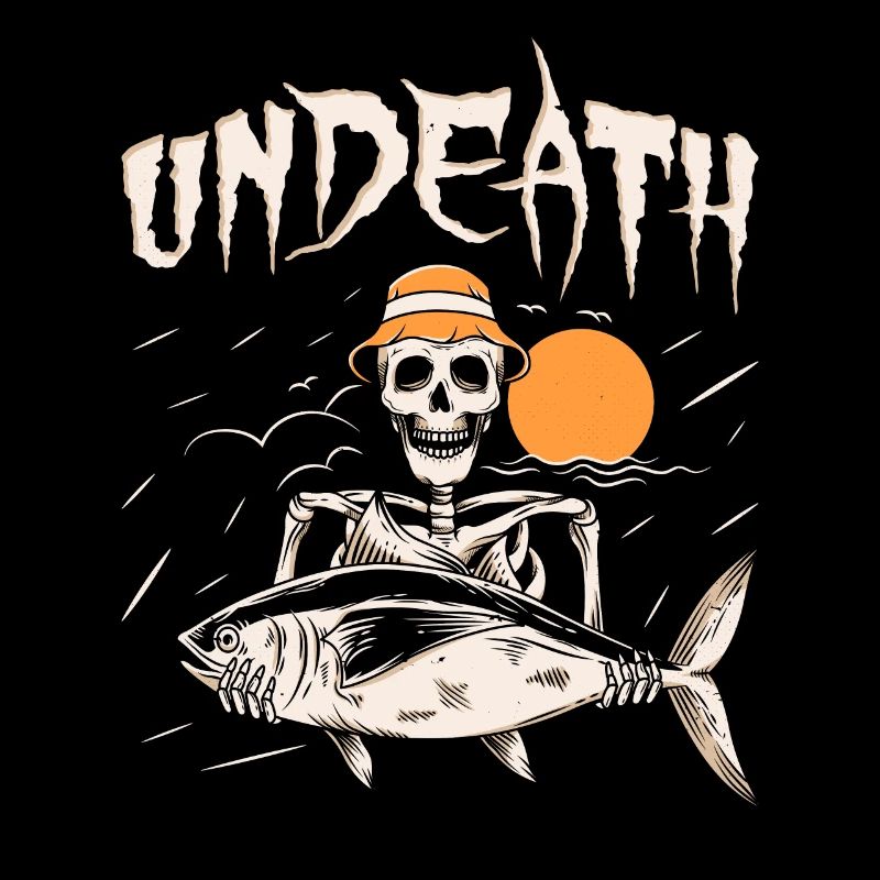 Pêcheur à la ligne Mort-vivant