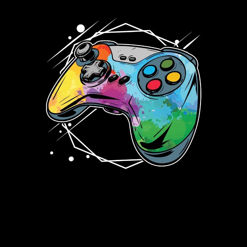 Gamer Gaming Aquarell Gaming Controller