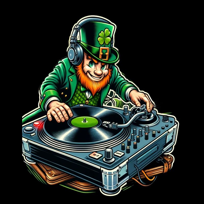 DJ Leprechaun (Irischer Kobold)