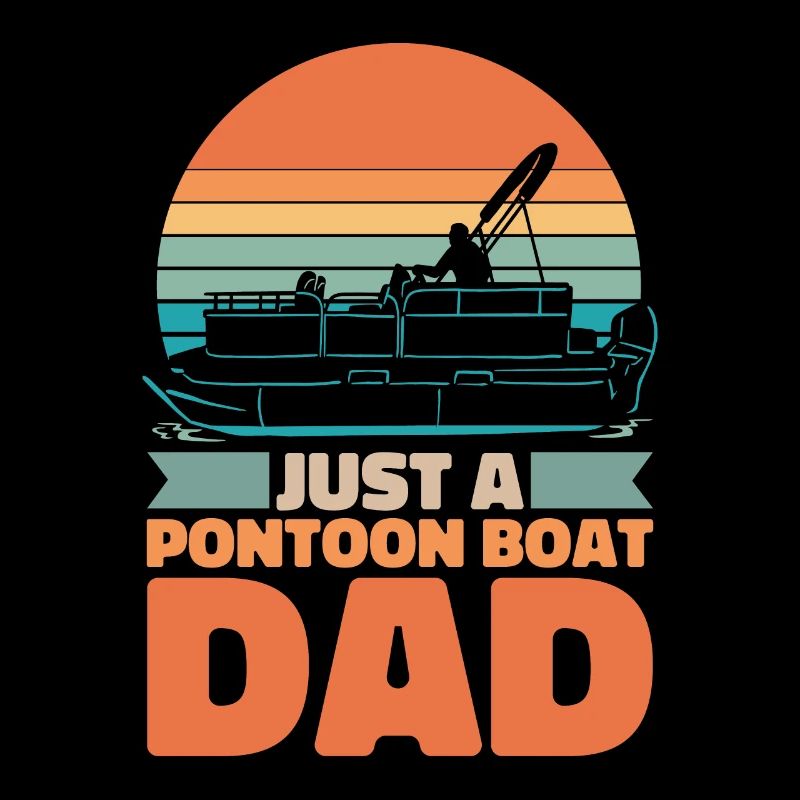 Pontonboot Vater Juste Un Ponton Boat Dad