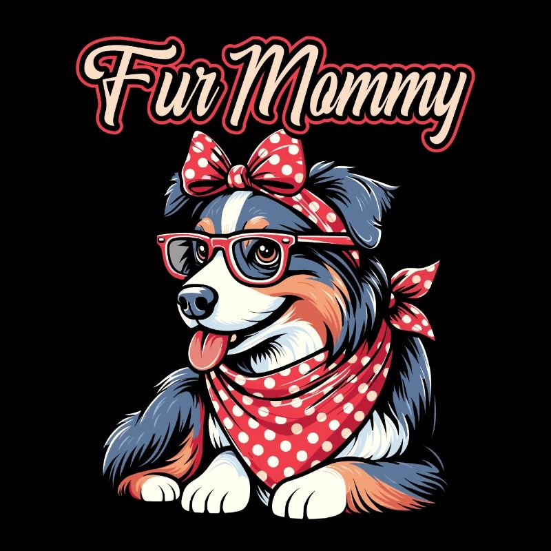 Australian Shepherd Dog Mom For Mommy