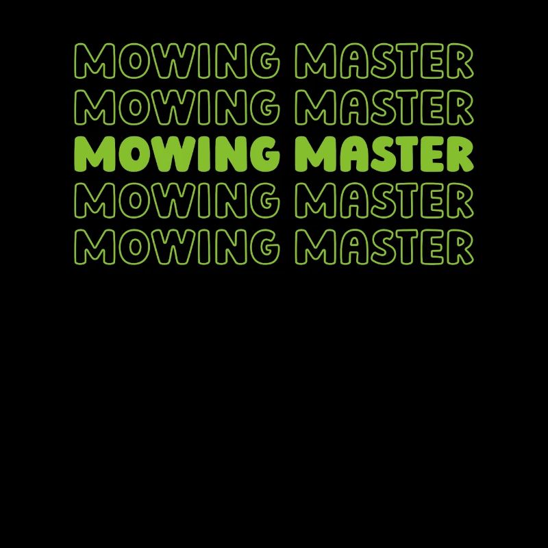 Lawn mower mowing