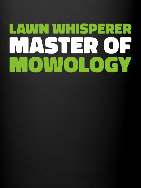 Lawn mower mowing