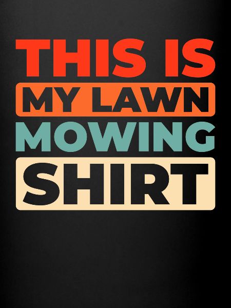 Lawn mower mowing
