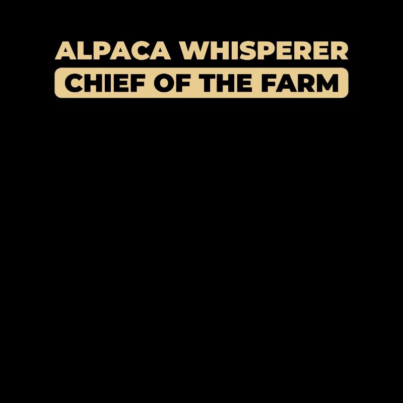 Alpaga Chef de la Ferme