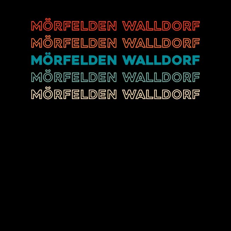 Deutsche Stadt Mörfeldenwalldorf Hessen