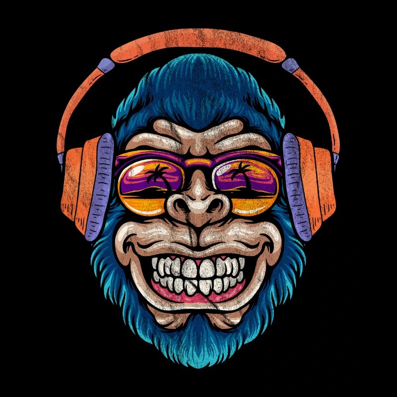 Monkey DJ monkey