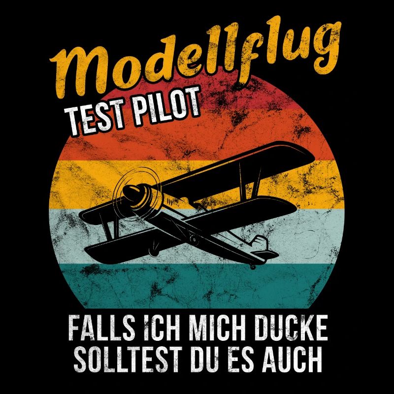 Modellflug Testpilot Modellflugzeug Vintage