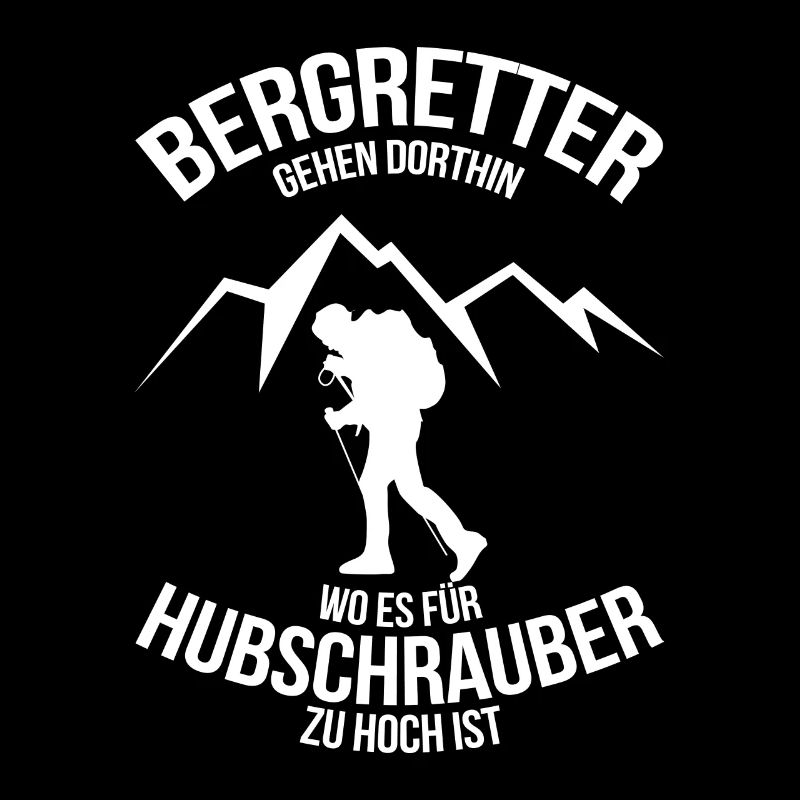 Bergretter Geschenk Bergrettung Retro