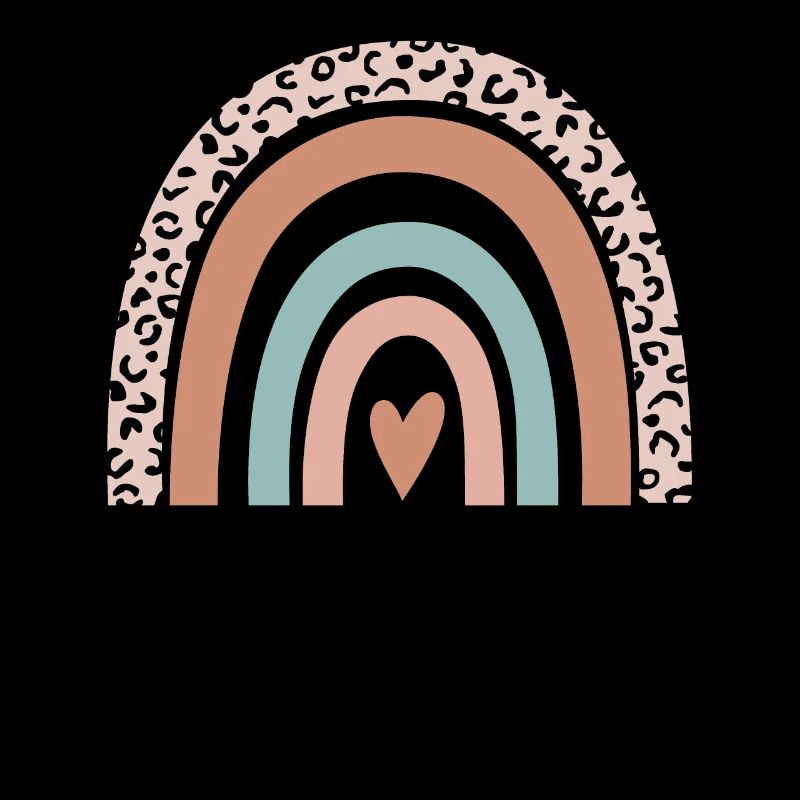 Massagetherapeut Regenbogen Leopard Lustiges Geschenk