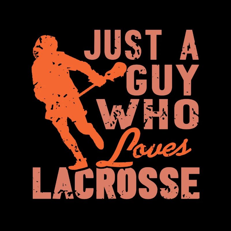 Nur ein Typ, der Lacrosse liebt