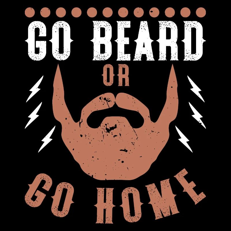 Drôle de porteur de barbe disant idée cadeau