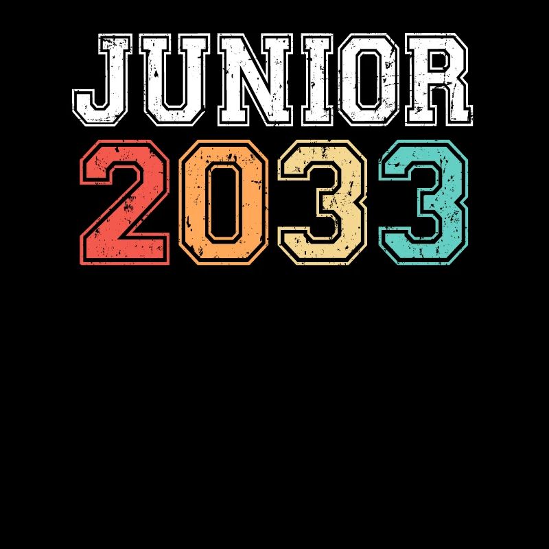 Junior 2033 Graduation Retro Vintage