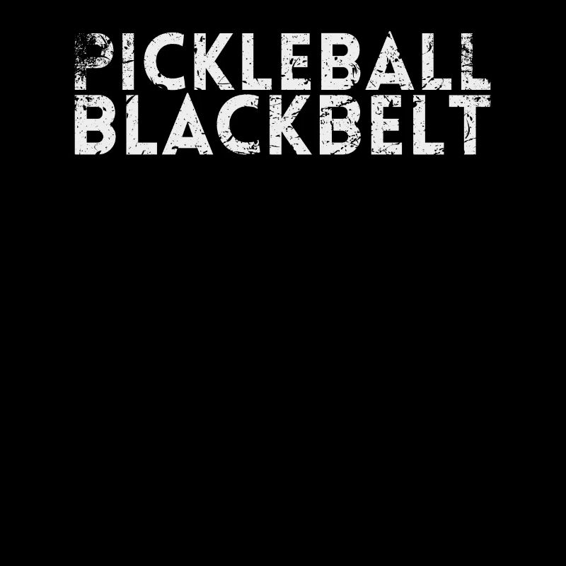 Pickleball Blackbelt Für Pickleball Player Oder