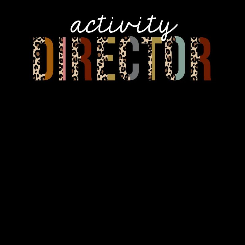 Activity Director Leopard Print lustiges Geschenk