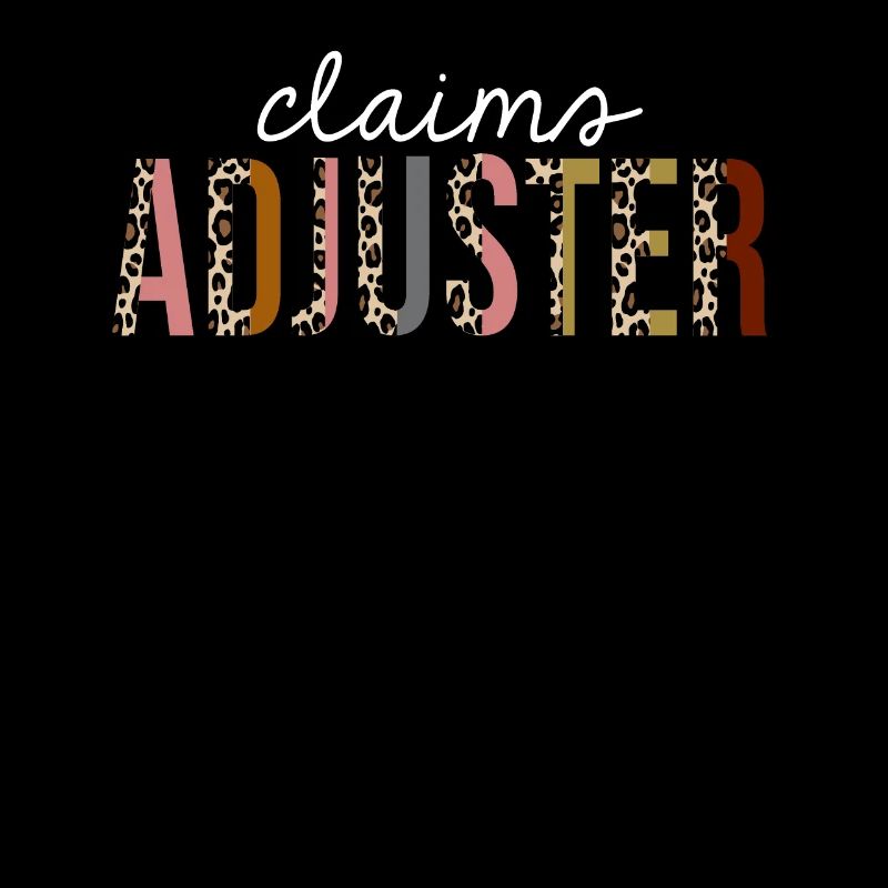Claims Adjuster Leopard Print Funny Gift