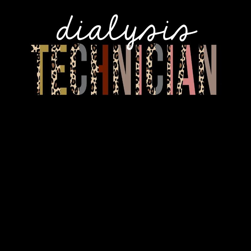 Technicien en dialyse Leopard Print Drôle cadeau