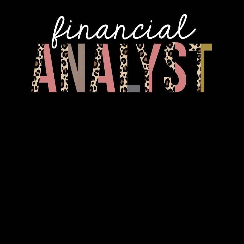 Analyste financier Leopard Print Drôle cadeau