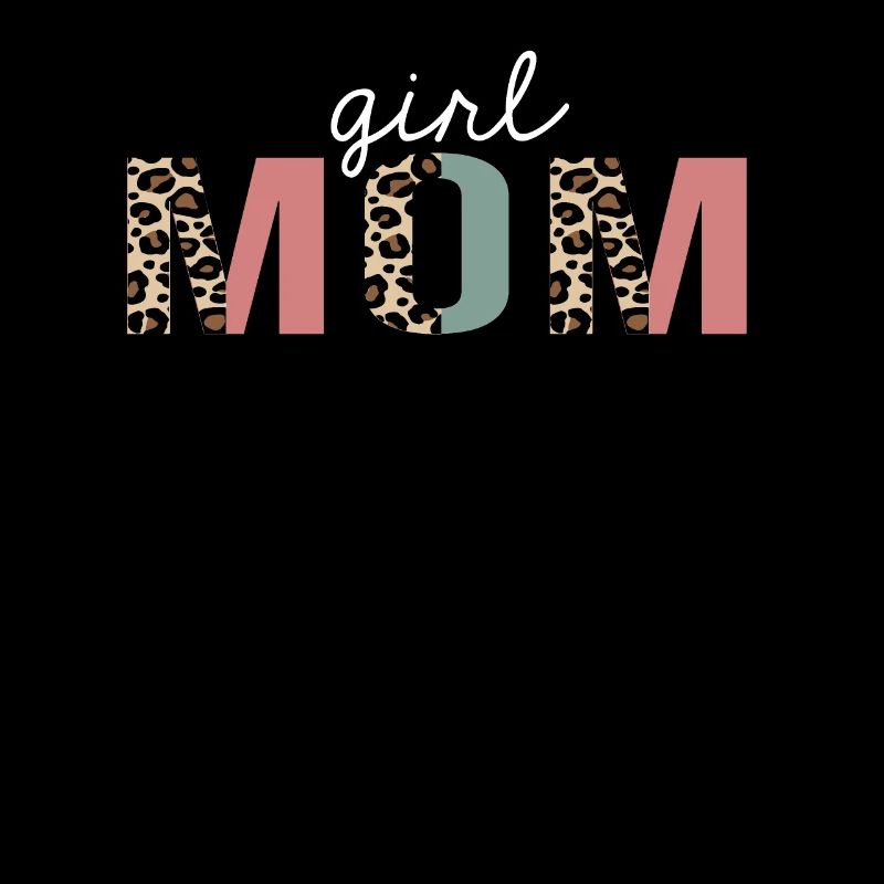 fille maman Leopard Print Drôle Cadeau