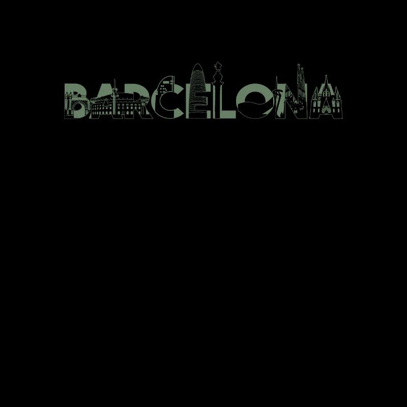 Barcelona Skyline Tshirt
