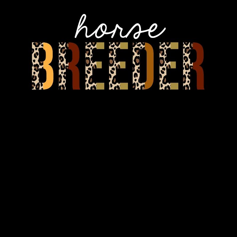 Cadeau drôle d'impression de léopard d'éleveur de chevaux