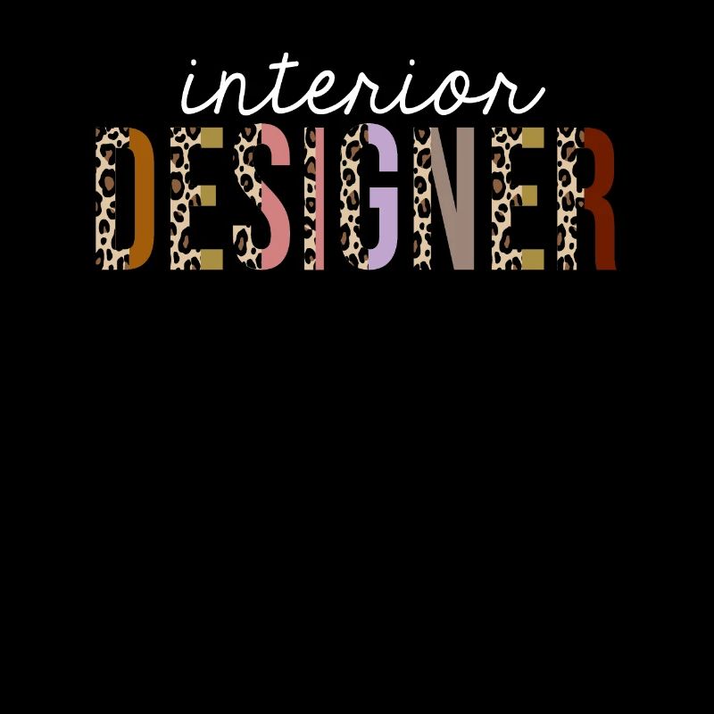 Interior Designer Leopard Print Funny Gift