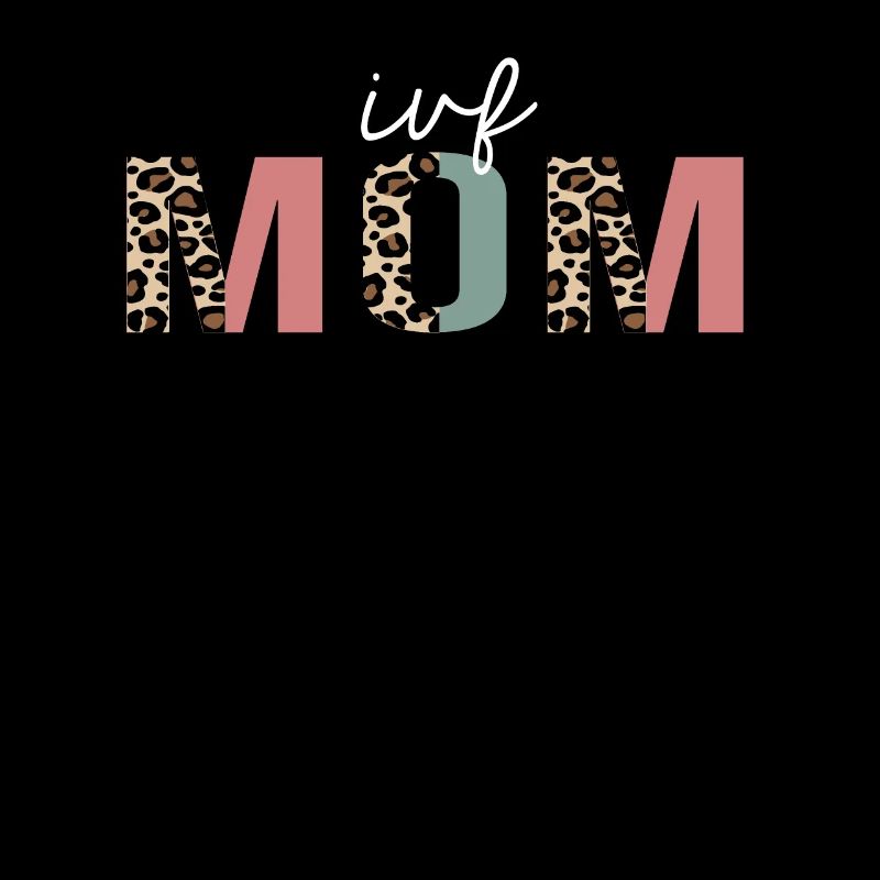 IVF Mom Leopard Print Funny Gift