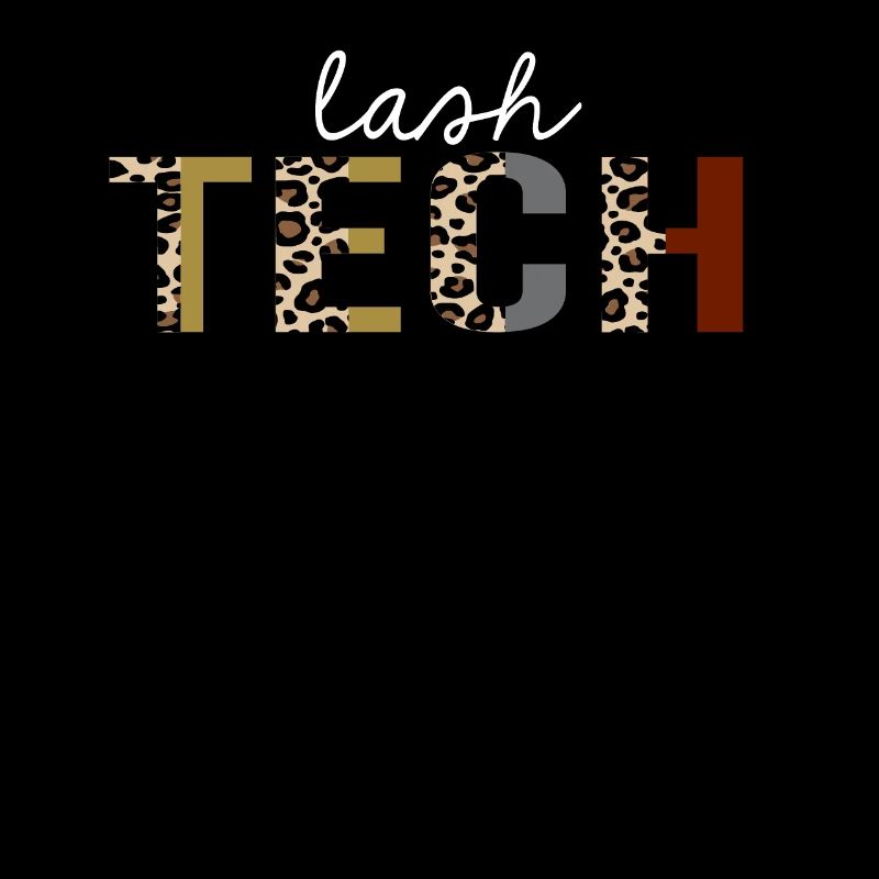 Lash tech Leopard Print Funny Gift