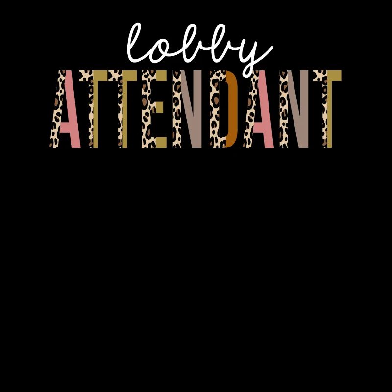 Cadeau drôle d'impression de léopard de préposé de hall