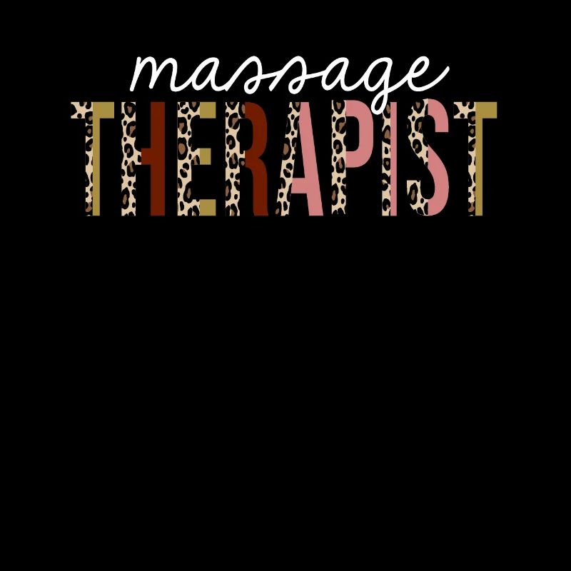 massage therapist Leopard Print Funny Gift