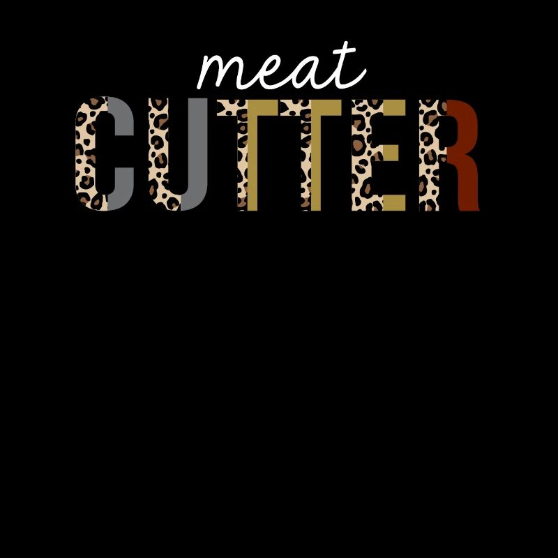 Fleisch Cutter Leopard Print Lustiges Geschenk