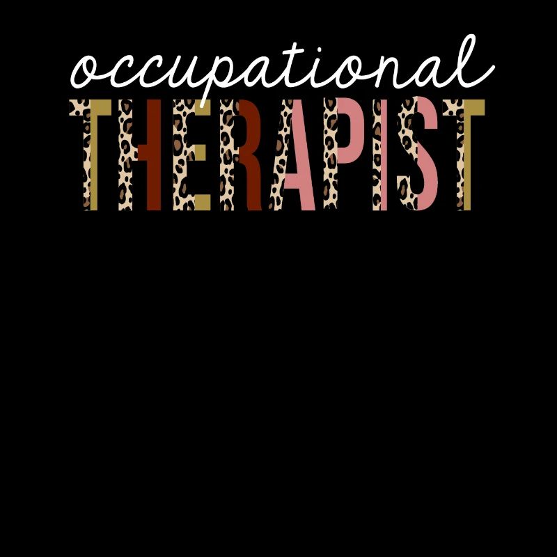 Occupational Therapist Leopard Print Funny Gift