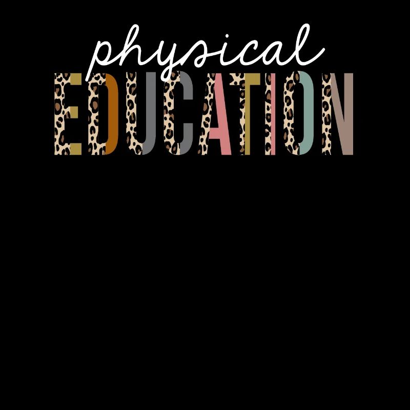 Physical Education Leopard Print Funny Gift