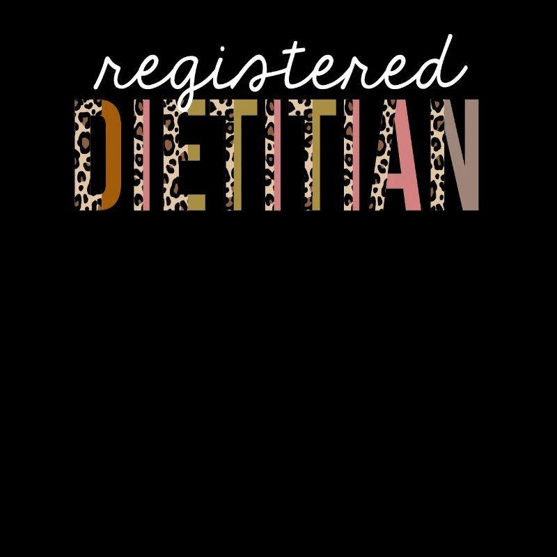 Registered Dietitian Leopard Print Funny Gift