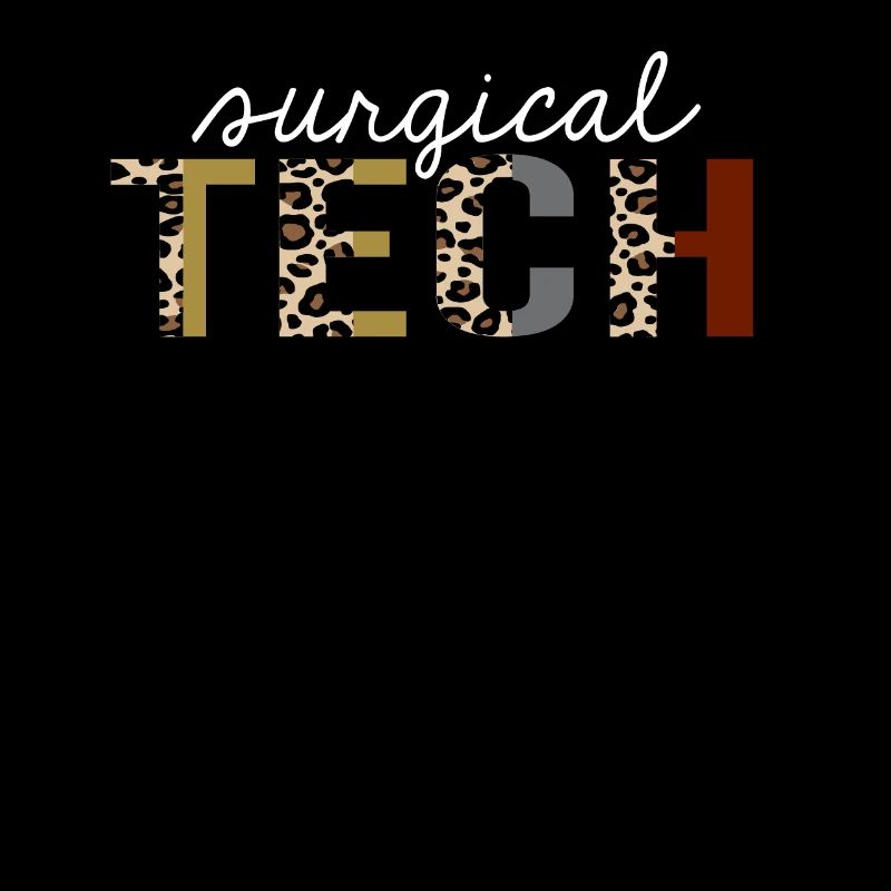 Surgical tech Leopard Print Funny Gift