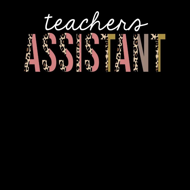 Lehrer Assistant Leopard Print lustiges Geschenk