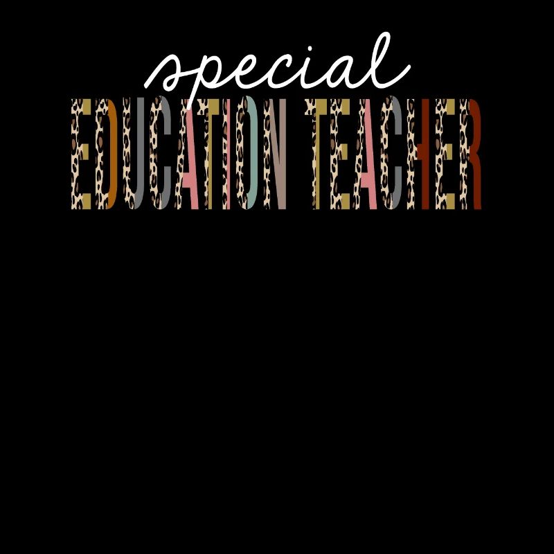 Enseignant en éducation spécialisée Leopard Print Drôle cadeau