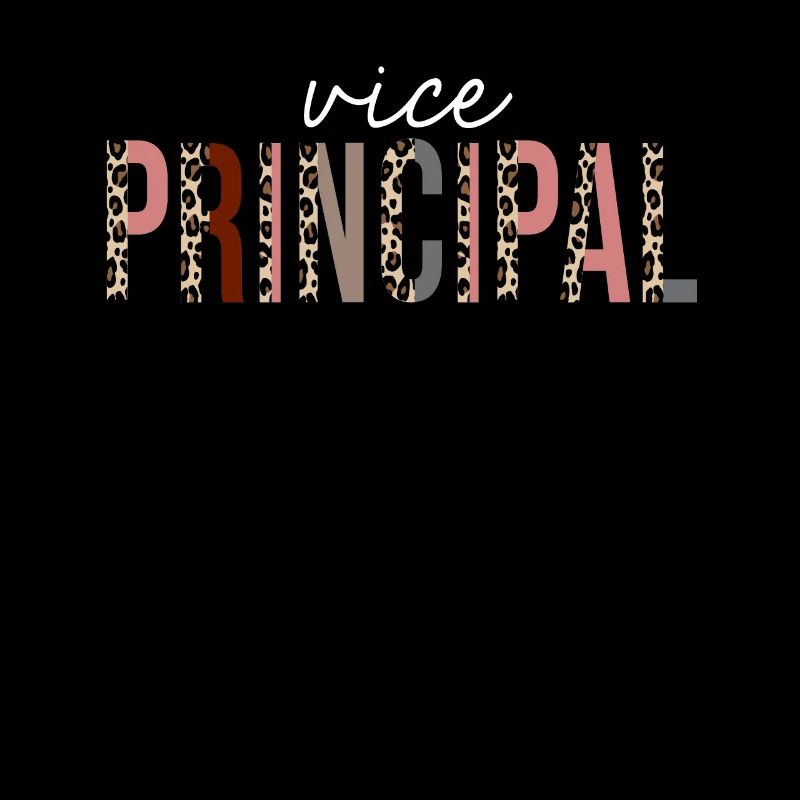 Vice Principal Leopard Print Funny Gift