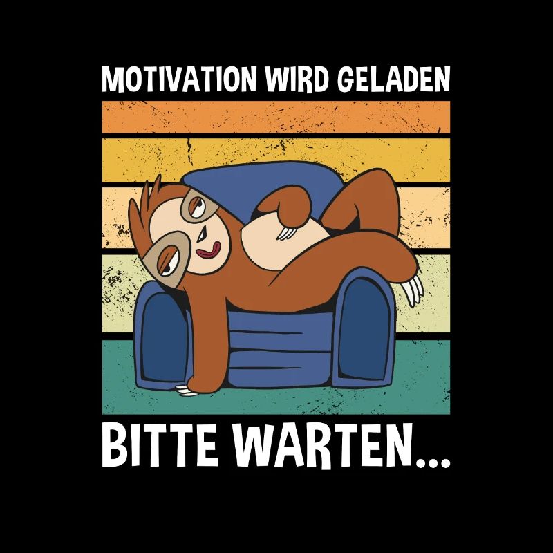 Motivation Wird Geladen Bitte Warten... Faultier